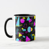 MUG BANDE RÉTRO FORMES COLORÉES (Gauche)