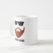 Mug Bande rouge de barbe (Devant gauche)
