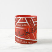 Mug Bande rouge Sécurité électrique pour les construct (Centre)