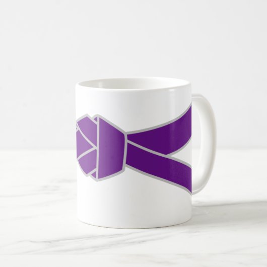 Mug Bande Violette BJJ (Devant droit)