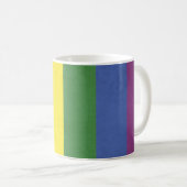 Mug Bandes arc-en-ciel (Devant droit)