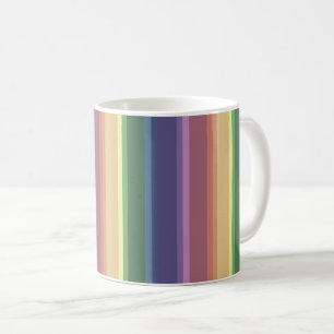 Mug Bandes arc-en-ciel coupées