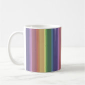 Mug Bandes arc-en-ciel coupées (Gauche)