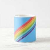 Mug Bandes arc-en-ciel diagonales (Centre)