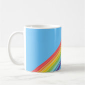 Mug Bandes arc-en-ciel diagonales (Gauche)