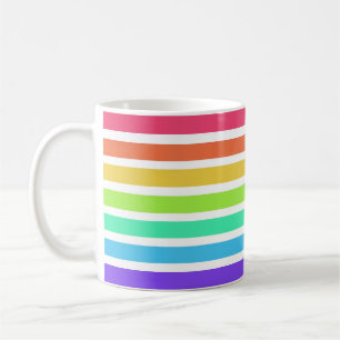 Mug Bandes arc-en-ciel lumineuses