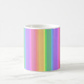 Mug Bandes arc-en-ciel pastel (Centre)