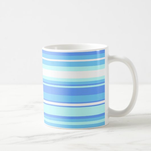 Mug Bandes bleu ciel (Droite)
