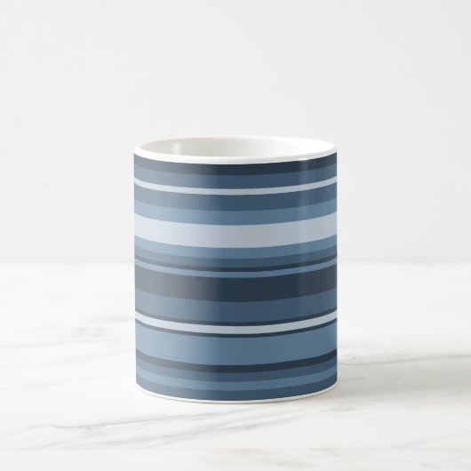 Mug Bandes bleu gris (Centre)