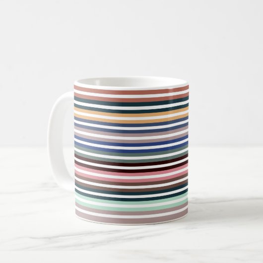 Mug Bandes colorées (Devant gauche)