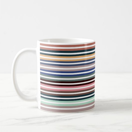 Mug Bandes colorées (Gauche)