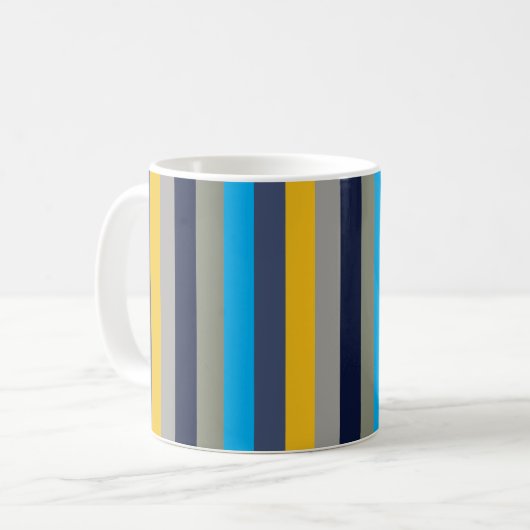 Mug Bandes colorées (Devant gauche)