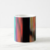Mug Bandes colorées 717 Art Abstrait (Centre)