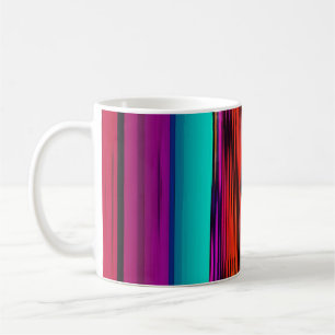 Mug Bandes colorées 717 Art Abstrait