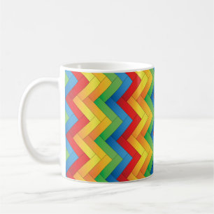 Mug Bandes Colorées Côté Par Côté