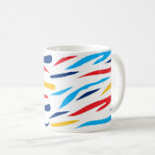 Mug Bandes colorées de zèbre (Devant droit)