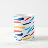 Mug Bandes colorées de zèbre (Centre)