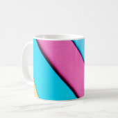 Mug Bandes colorées des années 80 (Devant gauche)