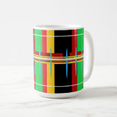 Mug Bandes d'art moderne soignées abstraites (Devant droit)
