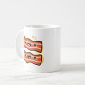 Mug Bandes de Bacon Cute Kawaii (Devant gauche)