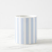 Mug Bandes de bonbons bleu pâle et blanc (Centre)