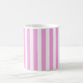 Mug Bandes de bonbons roses et blanches (Centre)