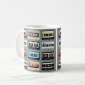 Mug Bandes de cassettes rétro 80s (Devant gauche)