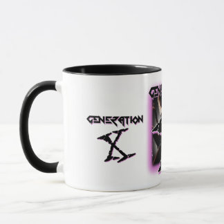MUG BANDES DE CHEVEUX DE LA GÉNÉRATION X 80S