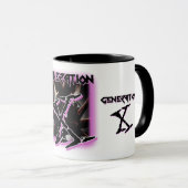 MUG BANDES DE CHEVEUX DE LA GÉNÉRATION X 80S (Devant droit)
