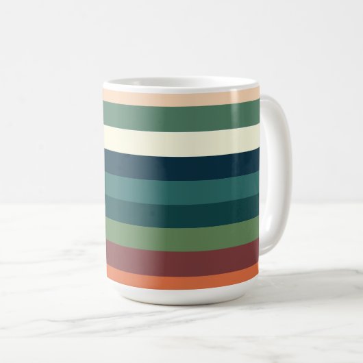 Mug Bandes de couleurs (Devant droit)