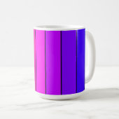Mug Bandes de dégradé coloré (Devant droit)