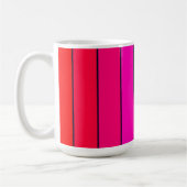 Mug Bandes de dégradé coloré (Gauche)