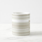 Mug Bandes de grès monogramme (Centre)