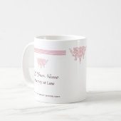 Mug Bandes de luxe procureur et emblème de la Justice (Devant gauche)