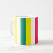 Mug Bandes d'été colorées (Devant gauche)