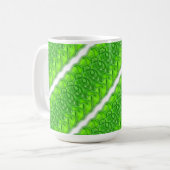 Mug - Bandes diagonales de Feuilles ivoiriens (Devant gauche)