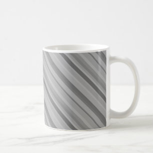 Mug Bandes diagonales grises