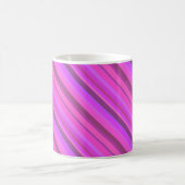 Mug Bandes diagonales roses (Centre)