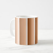 Mug Bandes d'ombre orange brûlées (Devant gauche)