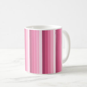Mug Bandes d'ombre rose