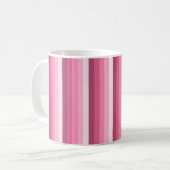 Mug Bandes d'ombre rose (Devant gauche)