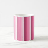 Mug Bandes d'ombre rose (Centre)