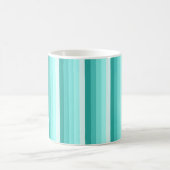 Mug Bandes d'ombre turquoise (Centre)