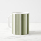 Mug Bandes d'ombre vert olive (Devant gauche)