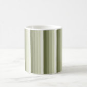 Mug Bandes d'ombre vert olive (Centre)