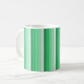Mug Bandes d'ombre vertes (Devant gauche)