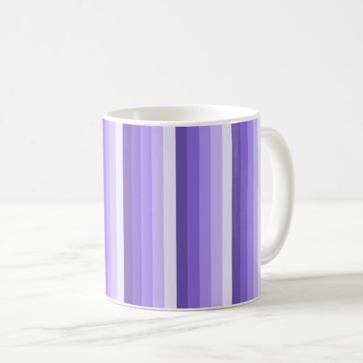 Mug Bandes d'ombre violette (Devant droit)