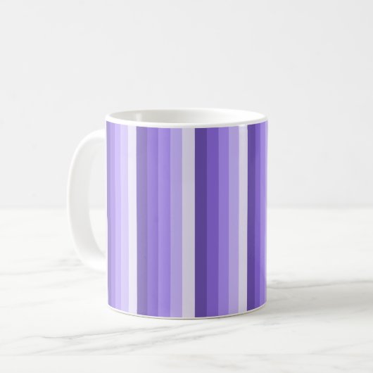 Mug Bandes d'ombre violette (Devant gauche)