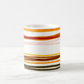 Mug Bandes géométriques, aquarelle orange (Centre)