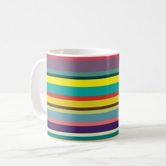 Mug Bandes horizontales (Devant gauche)